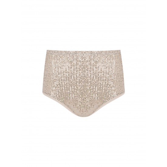 Трусики из пайетки Серебро