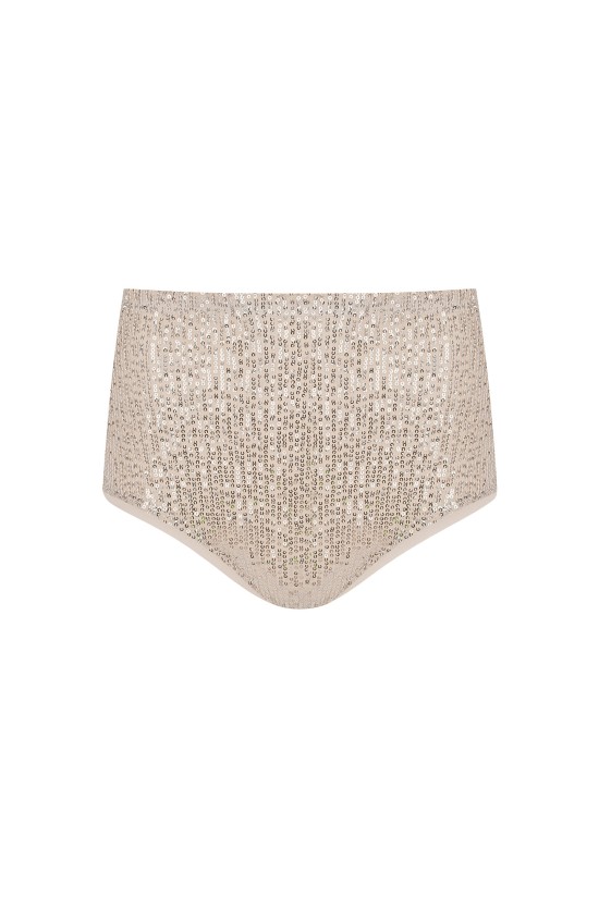 Трусики из пайетки Серебро