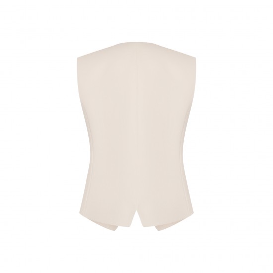 Жилет с потайной застежкой Айвори