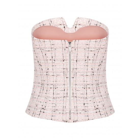 Корсет с декоративными пуговицами