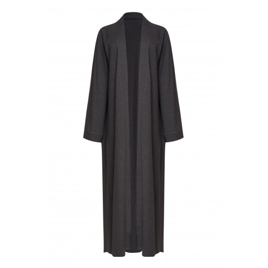 Халат с поясом в цвете антрацит 