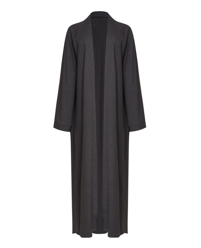 Халат с поясом в цвете антрацит 