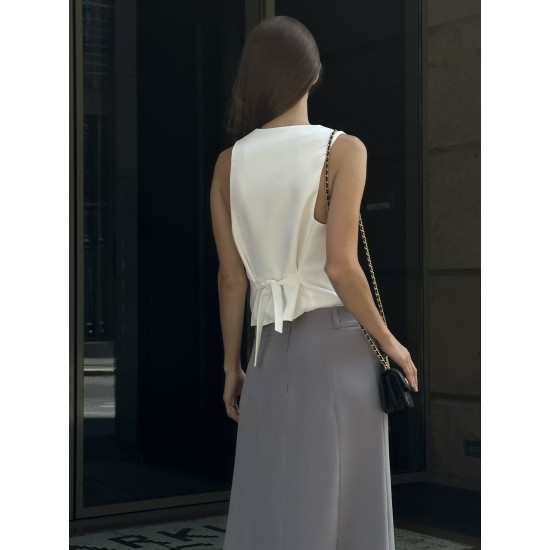 Классическая костюмная юбка в длине макси.