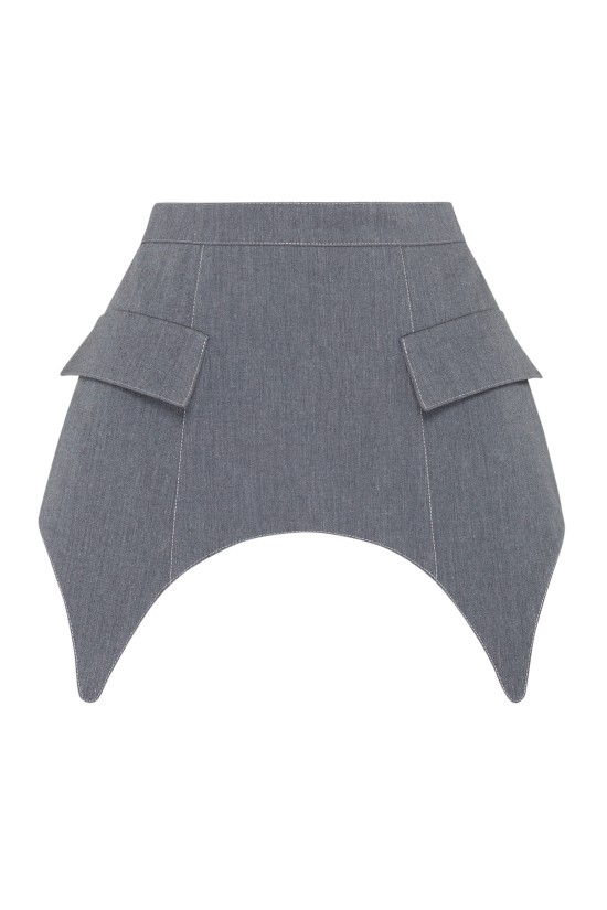 Пояс-баска с клапаном цвет графит