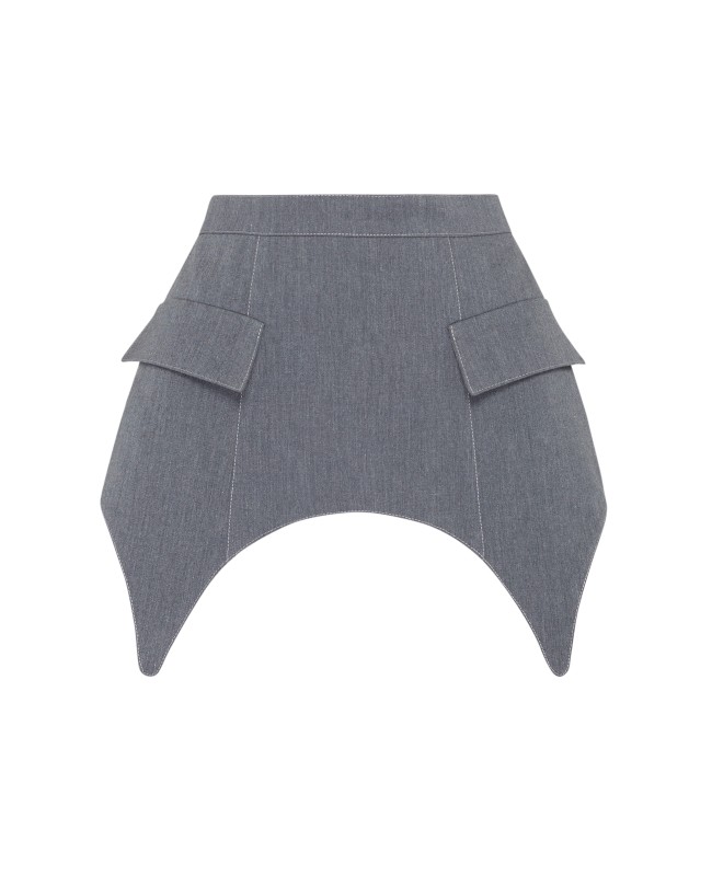 Пояс-баска с клапаном цвет графит