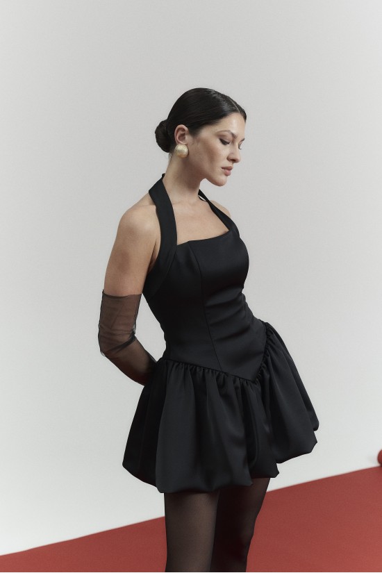 Платье мини "TATI" чёрного цвета