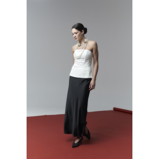  Юбка "SCARLETT" maxi  чёрного цвета