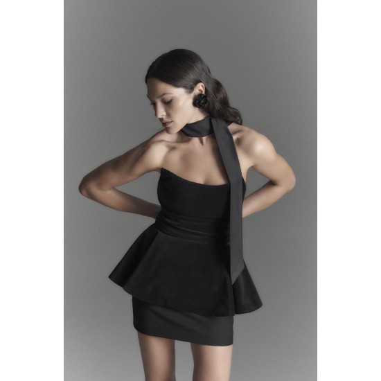 Корсет с объемной баской