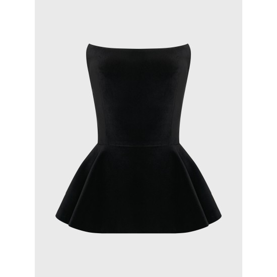 Корсет с объемной баской