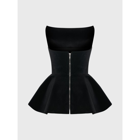 Корсет с объемной баской