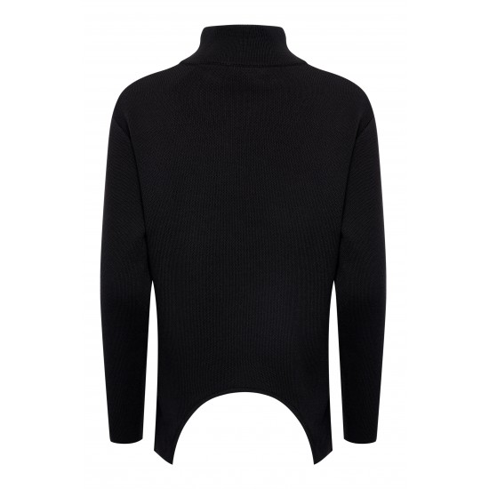 Свитер из мериноса Черный