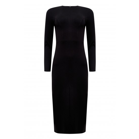 Платье в длине миди из джерси