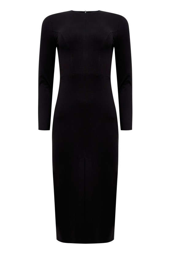 Платье в длине миди из джерси