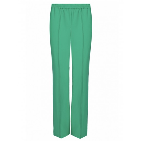 Брюки на резинке костюмные Зеленый