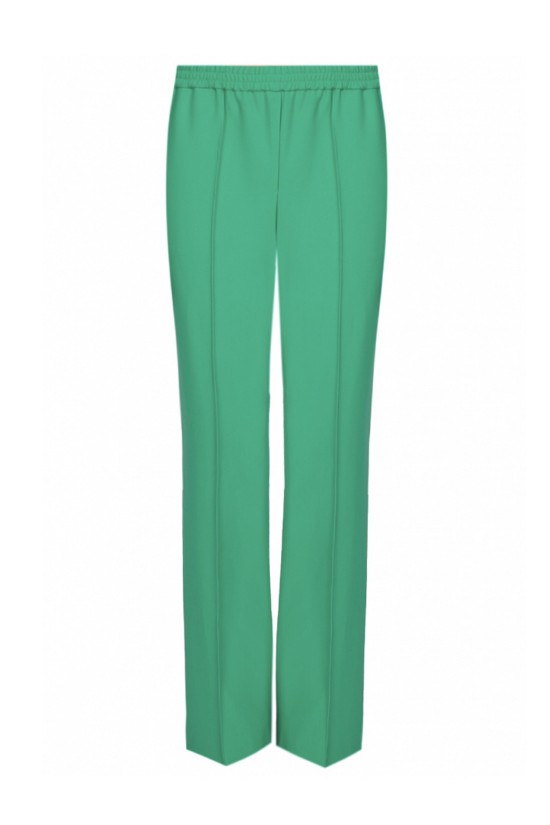 Брюки на резинке костюмные Зеленый