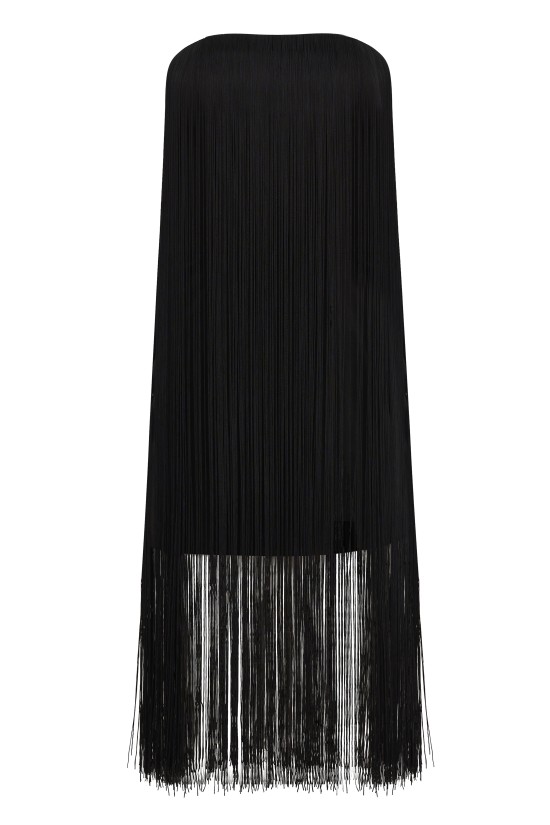 Платье с бахромой 