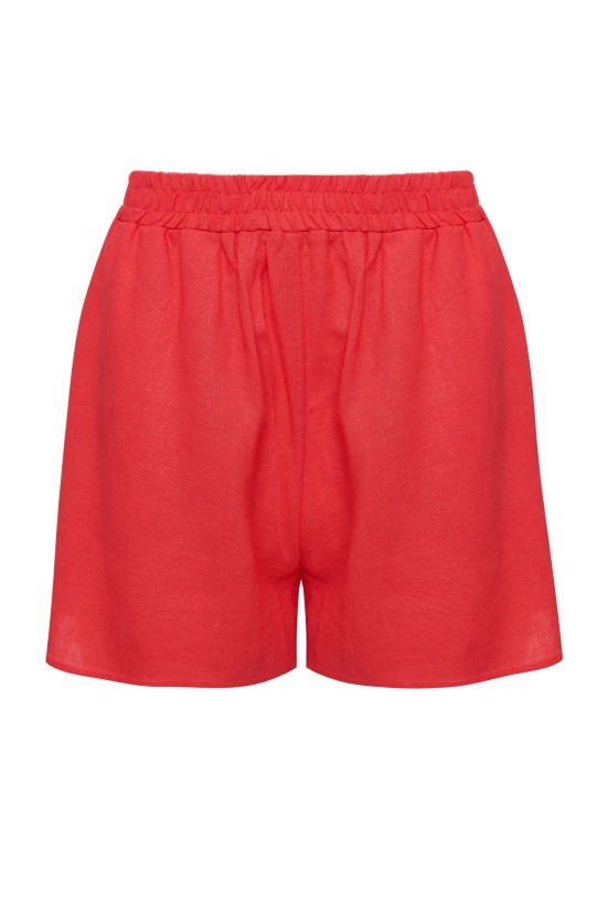 Шорты из льна Розовый