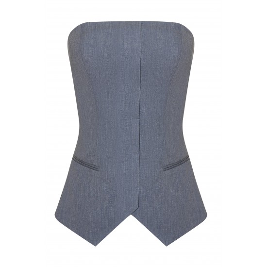 Корсет планка светло-синий