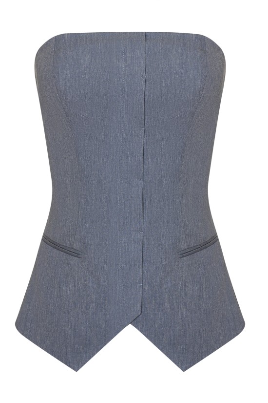 Корсет планка светло-синий