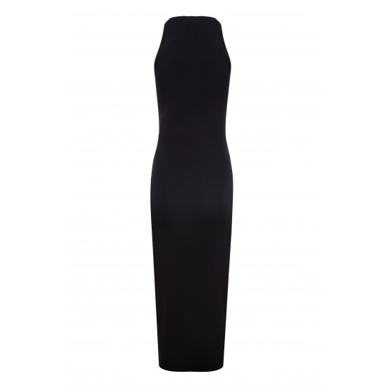 Платье-майка в черном цвете