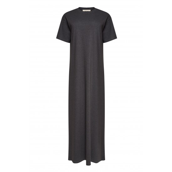 Платье-футболка в цвете антрацит 
