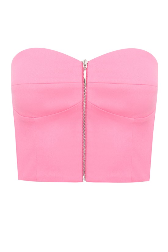 Корсет женский на молнии Розовый