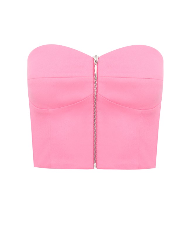 Корсет женский на молнии Розовый