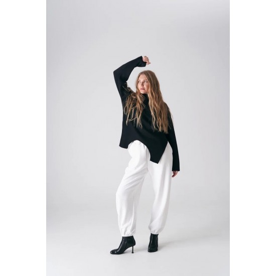 Свитер из мериноса Черный